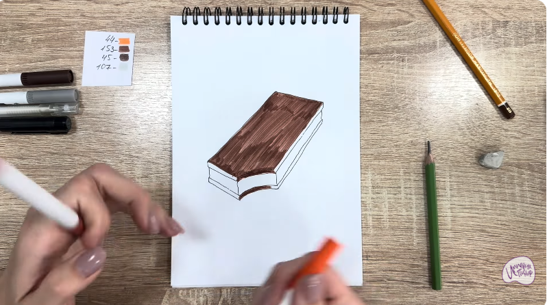 Рисуем Молочный ломтик