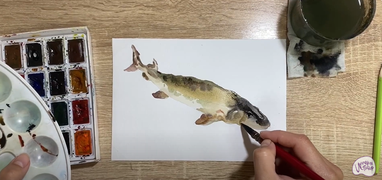 Рисуем Стерлядь