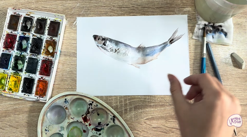 Рисуем Селёдка