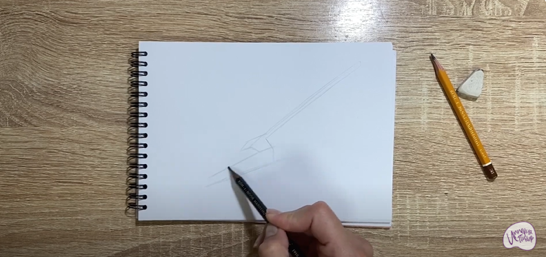 Рисуем Подкатной домкрат