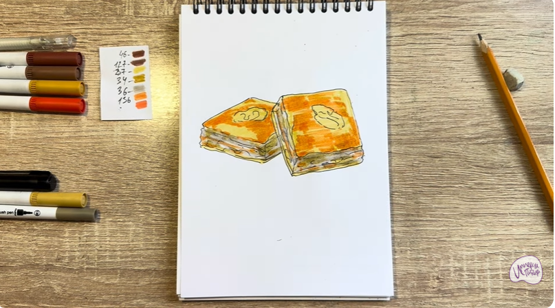 Рисуем Пахлава
