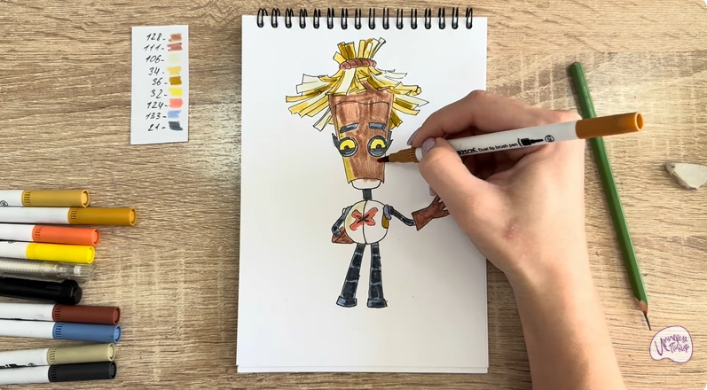 Рисуем Баквит из "Герои Энвелла"