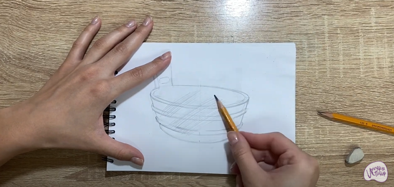 Рисуем Таз для бани