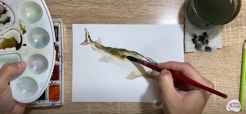Рисуем Стерлядь