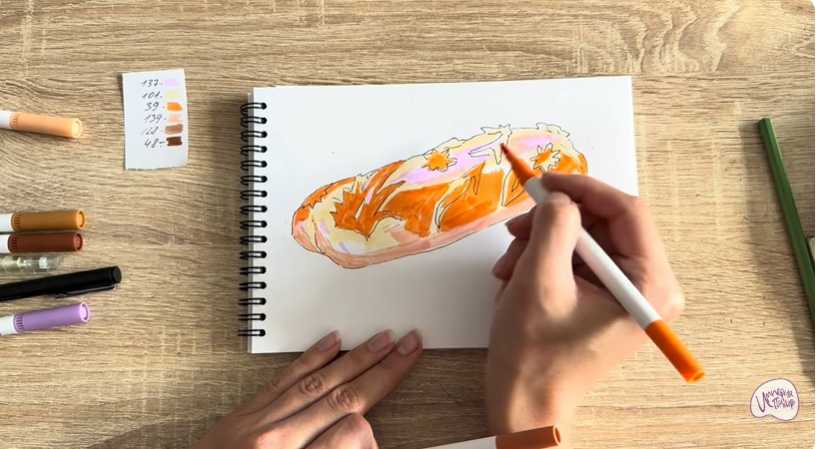 Рисуем Кулебяка