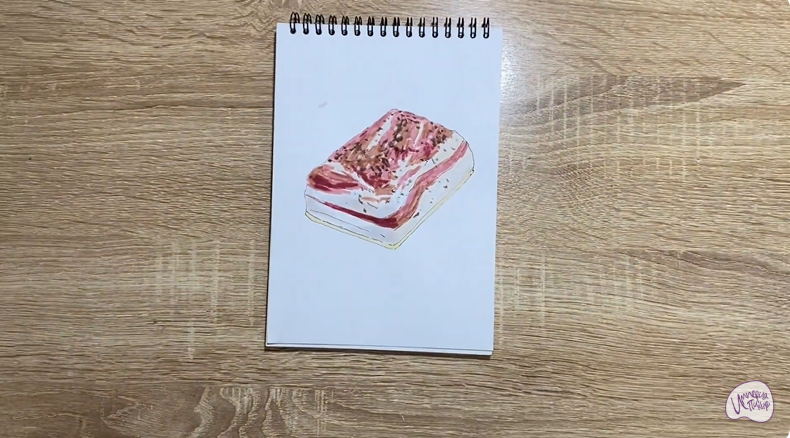 Рисуем Солёное сало