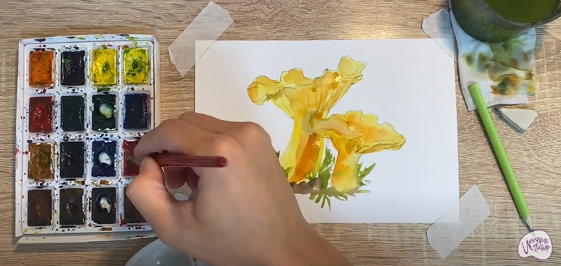 Рисуем Лисички