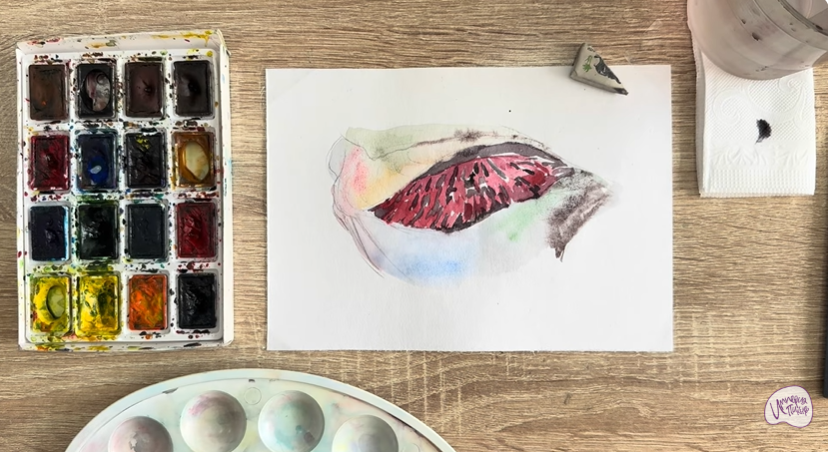 Рисуем Жабры рыбы