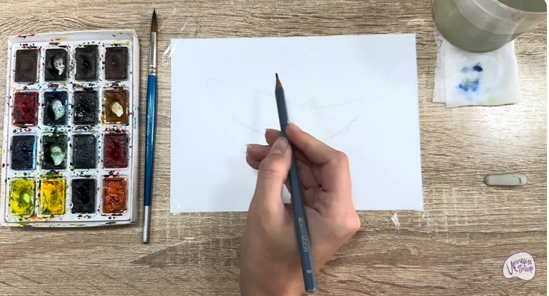 Рисуем Селёдка