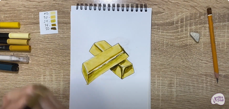 Рисуем Золото