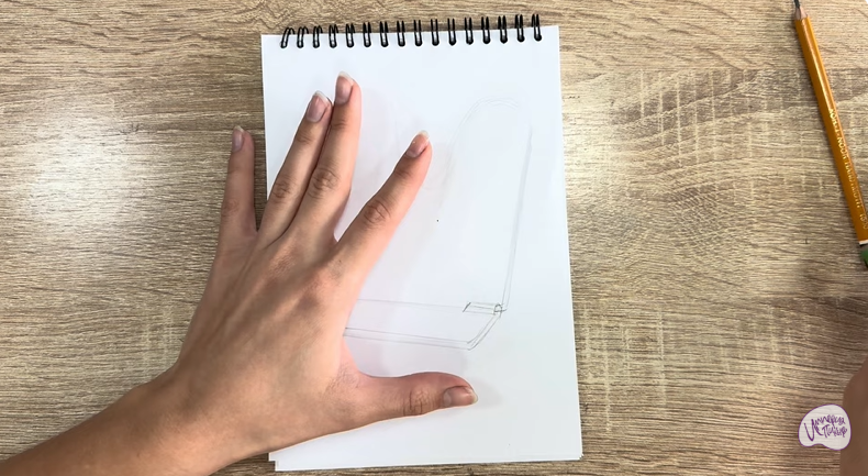 Рисуем Подставка для книг