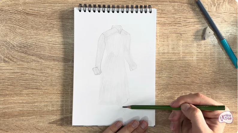 Рисуем Кафтан