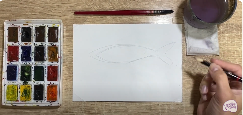 Рисуем Верховодка