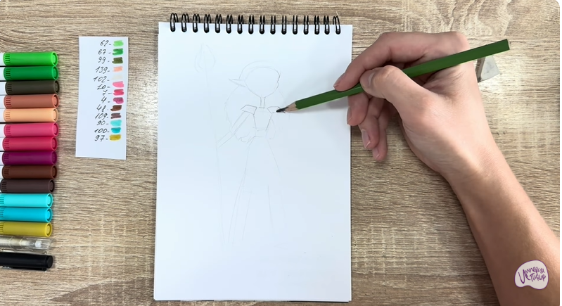 Рисуем Дриада из "Сказочный Патруль"