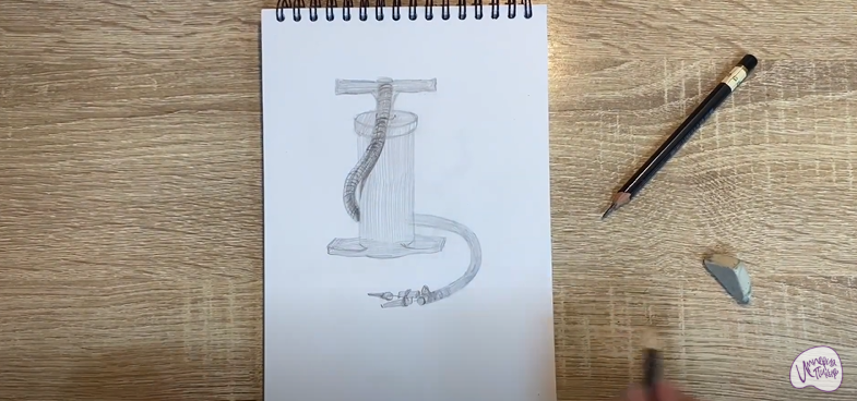 Рисуем Ручной насос