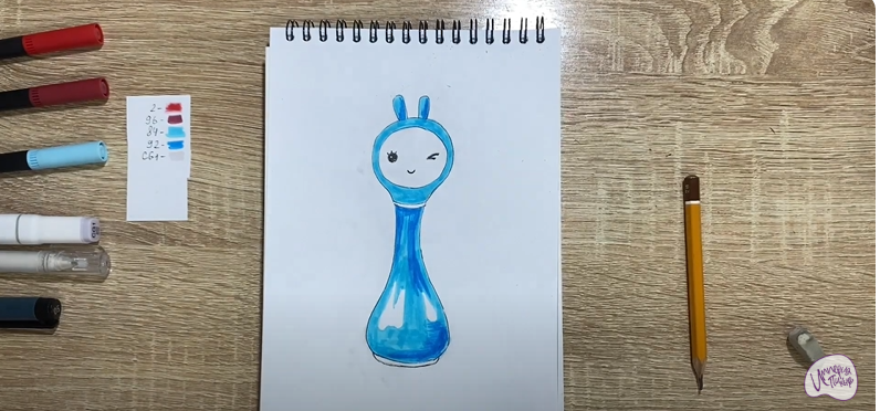 Рисуем Игрушка "Умный зайка"