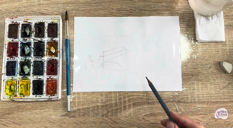 Рисуем Звенигород