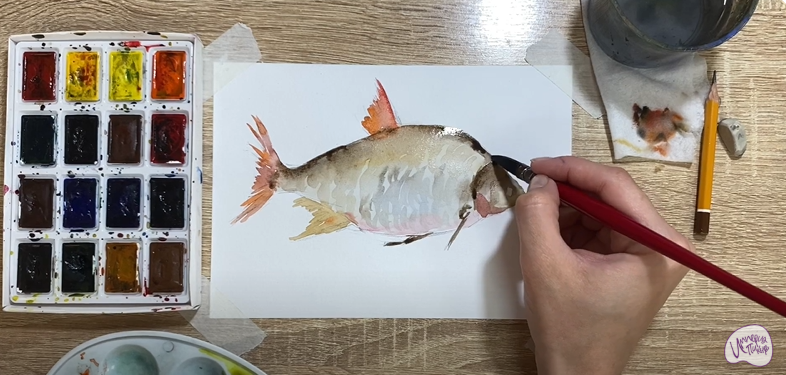 Рисуем Лещ