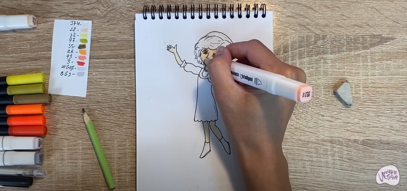 Рисуем Варя из "Царевны"