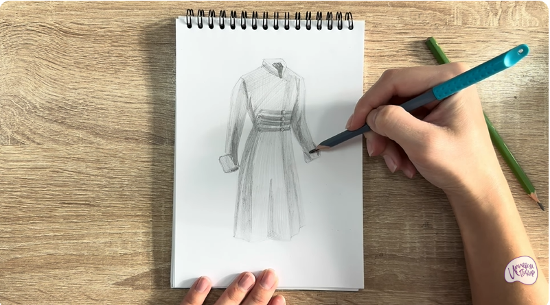 Рисуем Кафтан