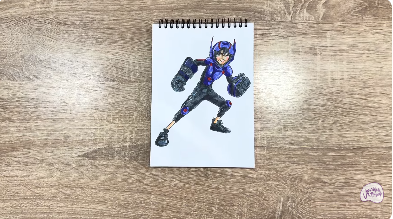 Рисуем Хиро Хамада из "Город Героев"