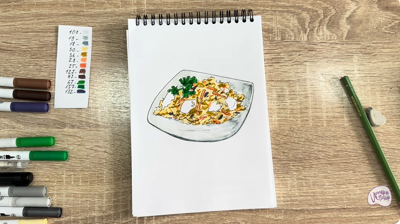 Рисуем Плов