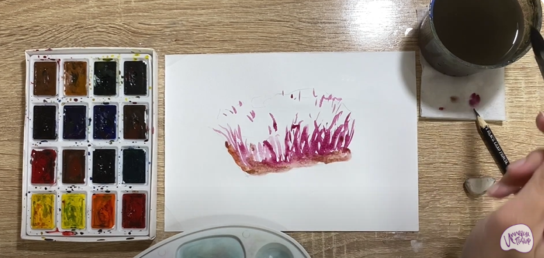 Рисуем Микрозелень