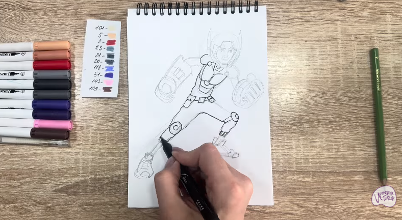 Рисуем Хиро Хамада из "Город Героев"