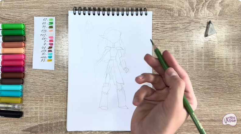 Рисуем Дриада из "Сказочный Патруль"