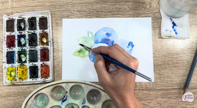 Рисуем Голубика