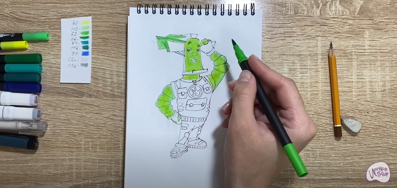 Рисуем Папус из "Фиксики"
