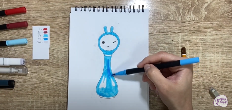 Рисуем Игрушка "Умный зайка"
