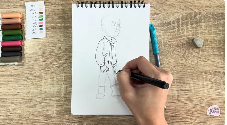 Рисуем Вик из "Побег из будущего"