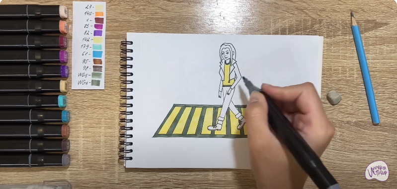 Рисуем Пешеход