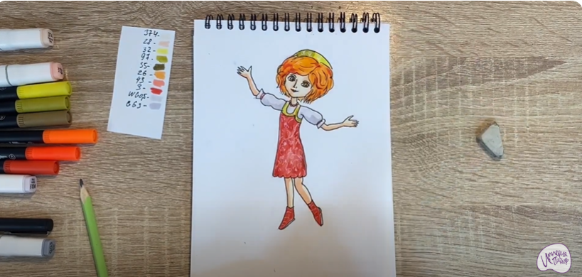 Рисуем Варя из "Царевны"