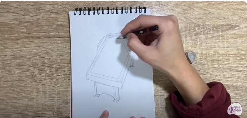 Рисуем Стол для аэрохоккея