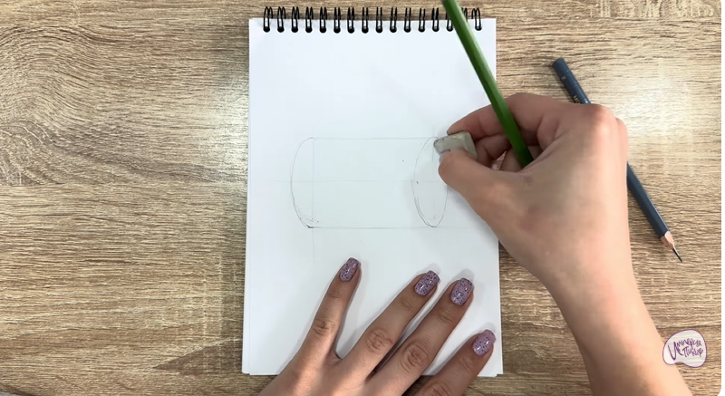 Рисуем Бигуди с липучкой