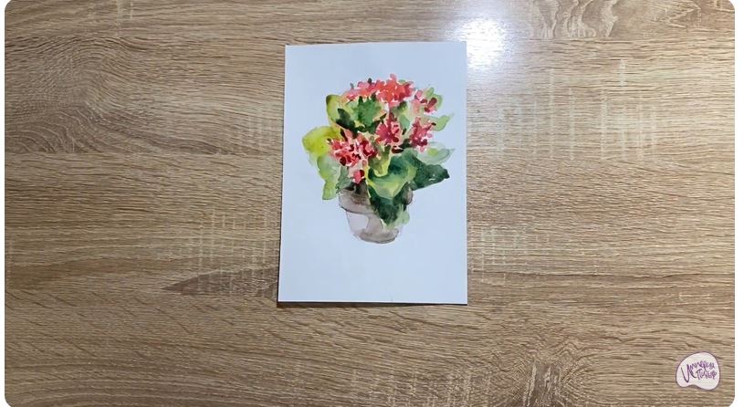 Рисуем Каланхоэ