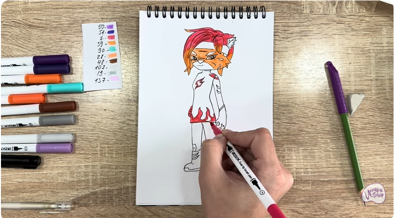 Рисуем Искра из "Джи-Джи Бонд"