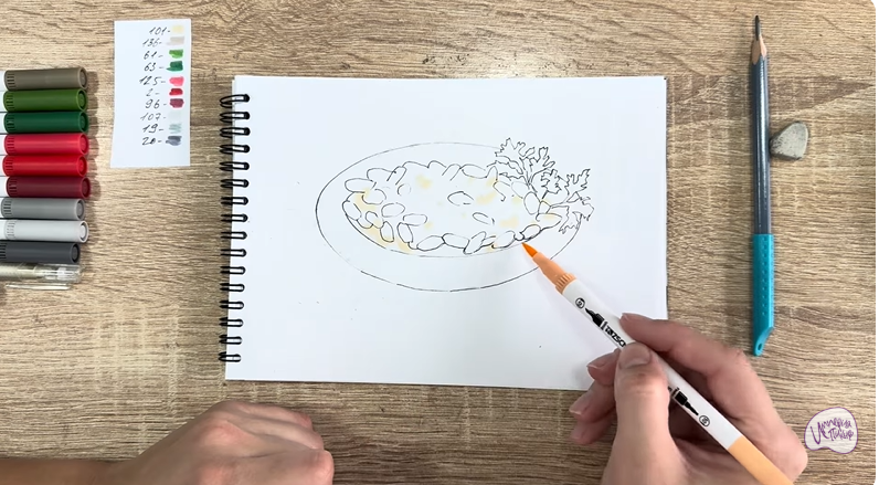 Рисуем Лобио по-грузински