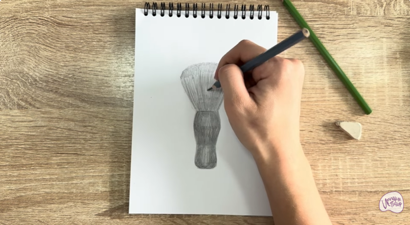 Рисуем Кисть-смётка