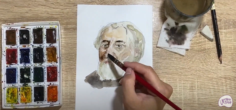 Рисуем Иван Сергеевич Тургенев