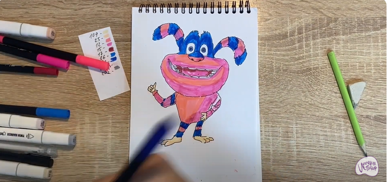 Рисуем Ози из "Финник"