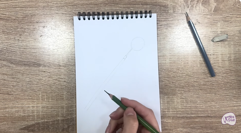 Рисуем Стоматологическое зеркало