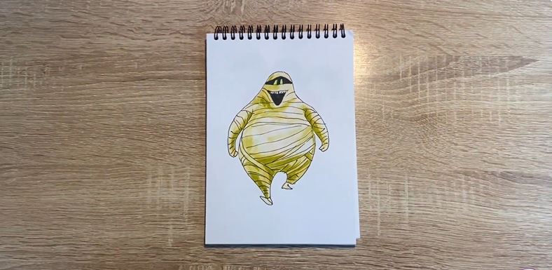 Рисуем Мюррей из "Монстры на каникулах"