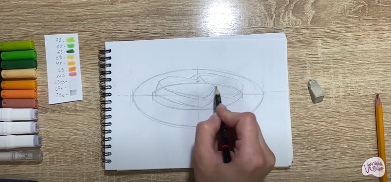 Рисуем Картофельные зразы