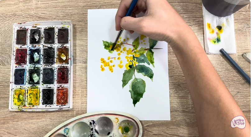 Рисуем Магония