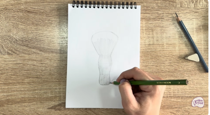 Рисуем Кисть-смётка