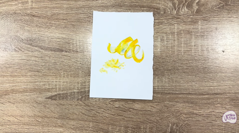 Рисуем Цедра лимона