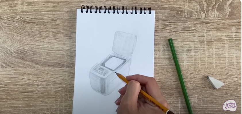 Рисуем Хлебопечка